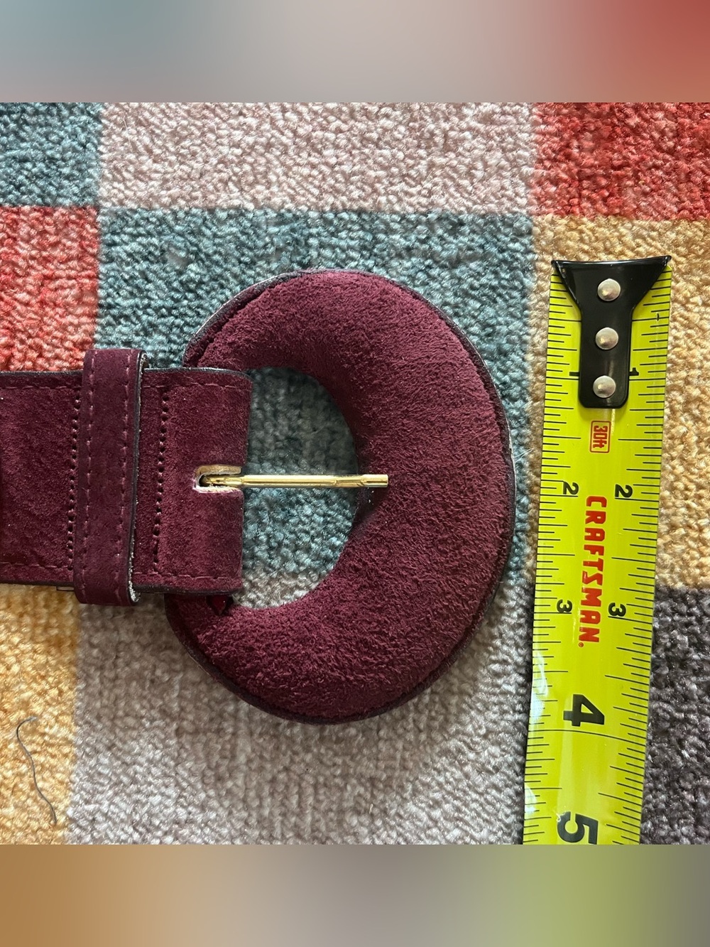 Vintage Suede Belt